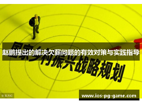 赵鹏提出的解决欠薪问题的有效对策与实践指导